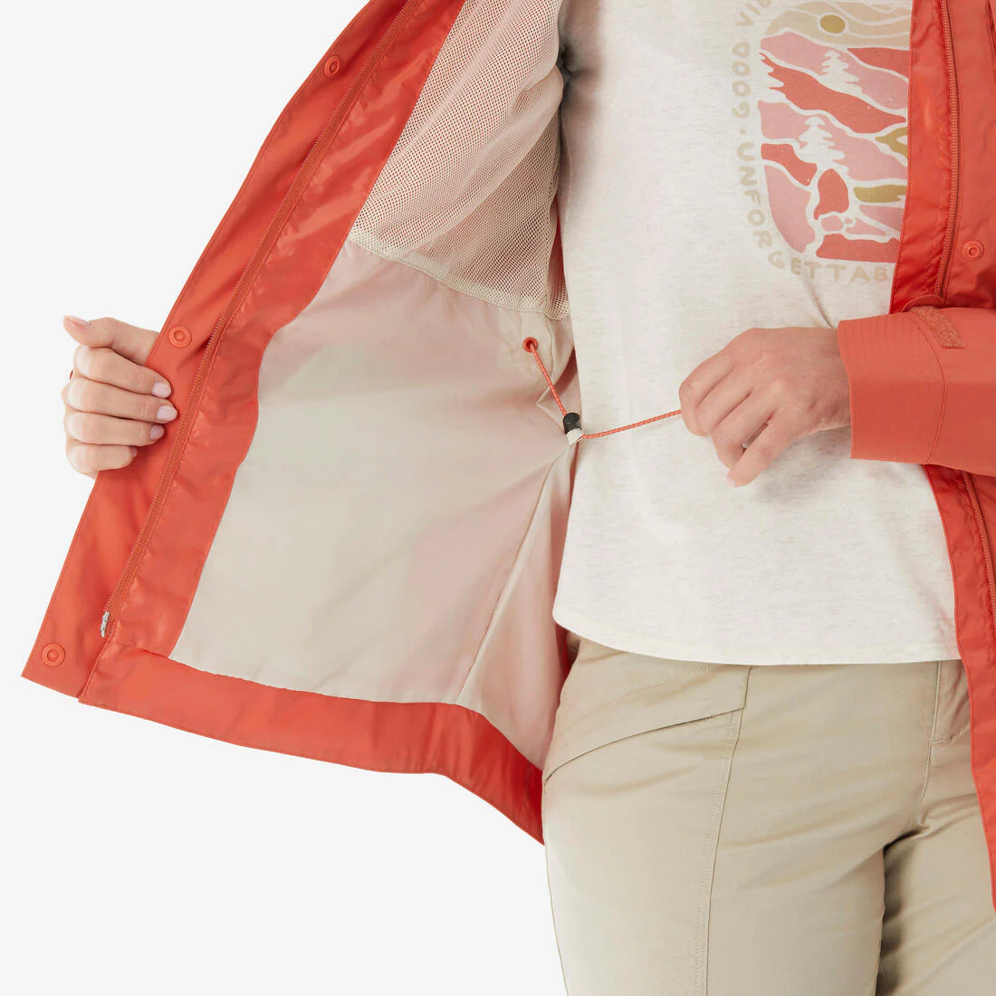 PARKA IMPERMEABLE DE SENDERISMO MUJER NH500 - Image 28