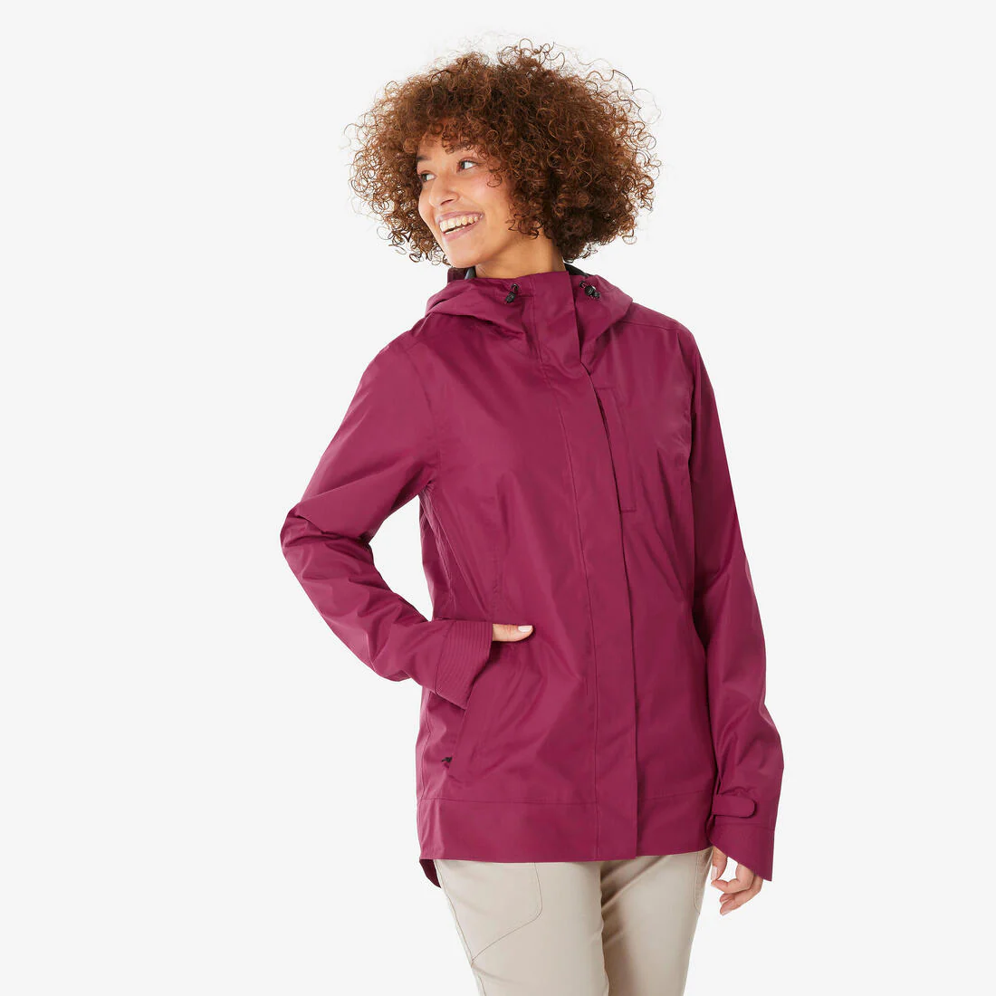 PARKA IMPERMEABLE DE SENDERISMO MUJER NH500 - Image 3