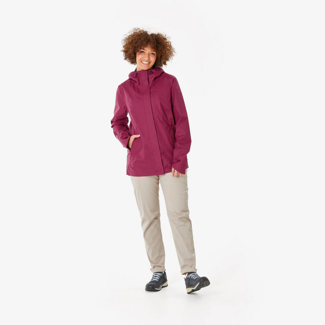 PARKA IMPERMEABLE DE SENDERISMO MUJER NH500 - Image 5
