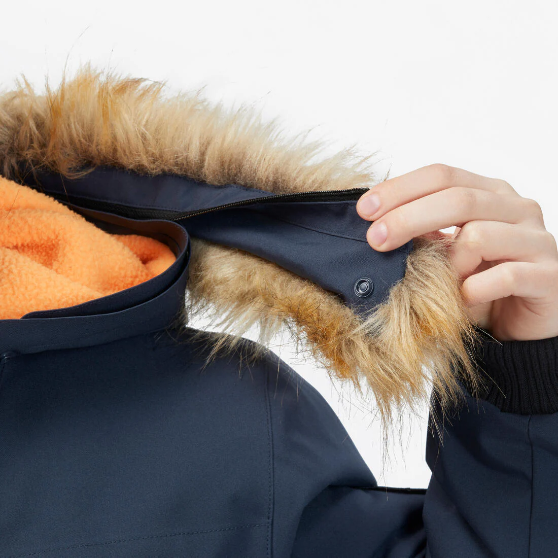 PARKA IMPERMEABLE SENDERISMO NIÑOS SH100 -6,5 °C AZUL - Image 11