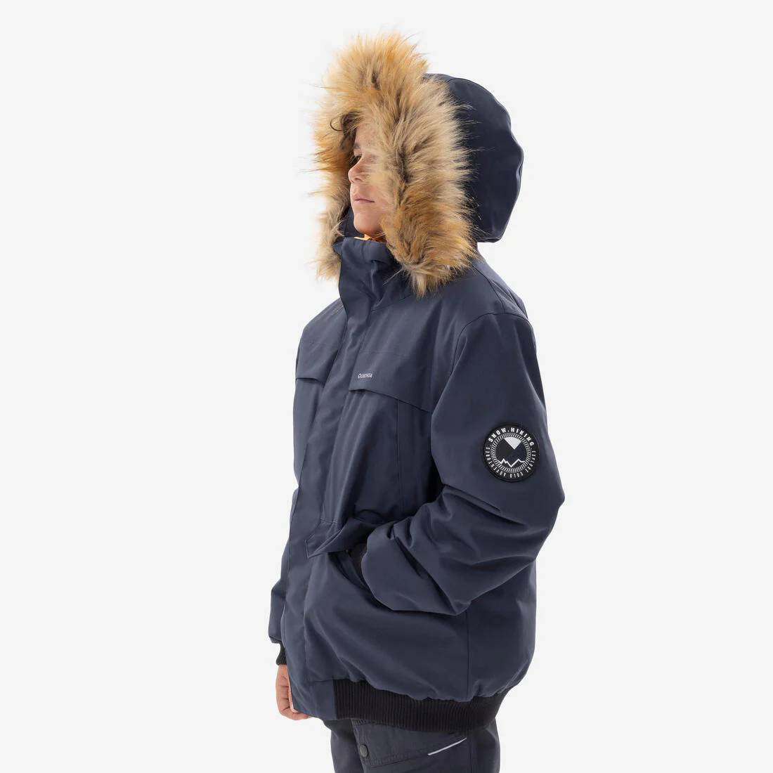PARKA IMPERMEABLE SENDERISMO NIÑOS SH100 -6,5 °C AZUL - Image 4