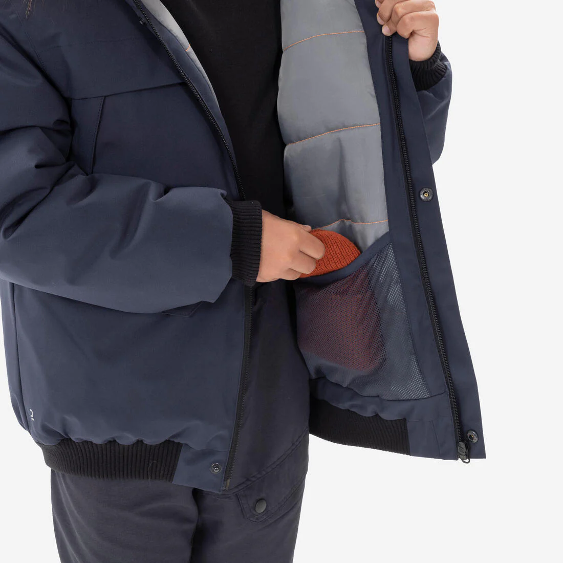 PARKA IMPERMEABLE SENDERISMO NIÑOS SH100 -6,5 °C AZUL - Image 8