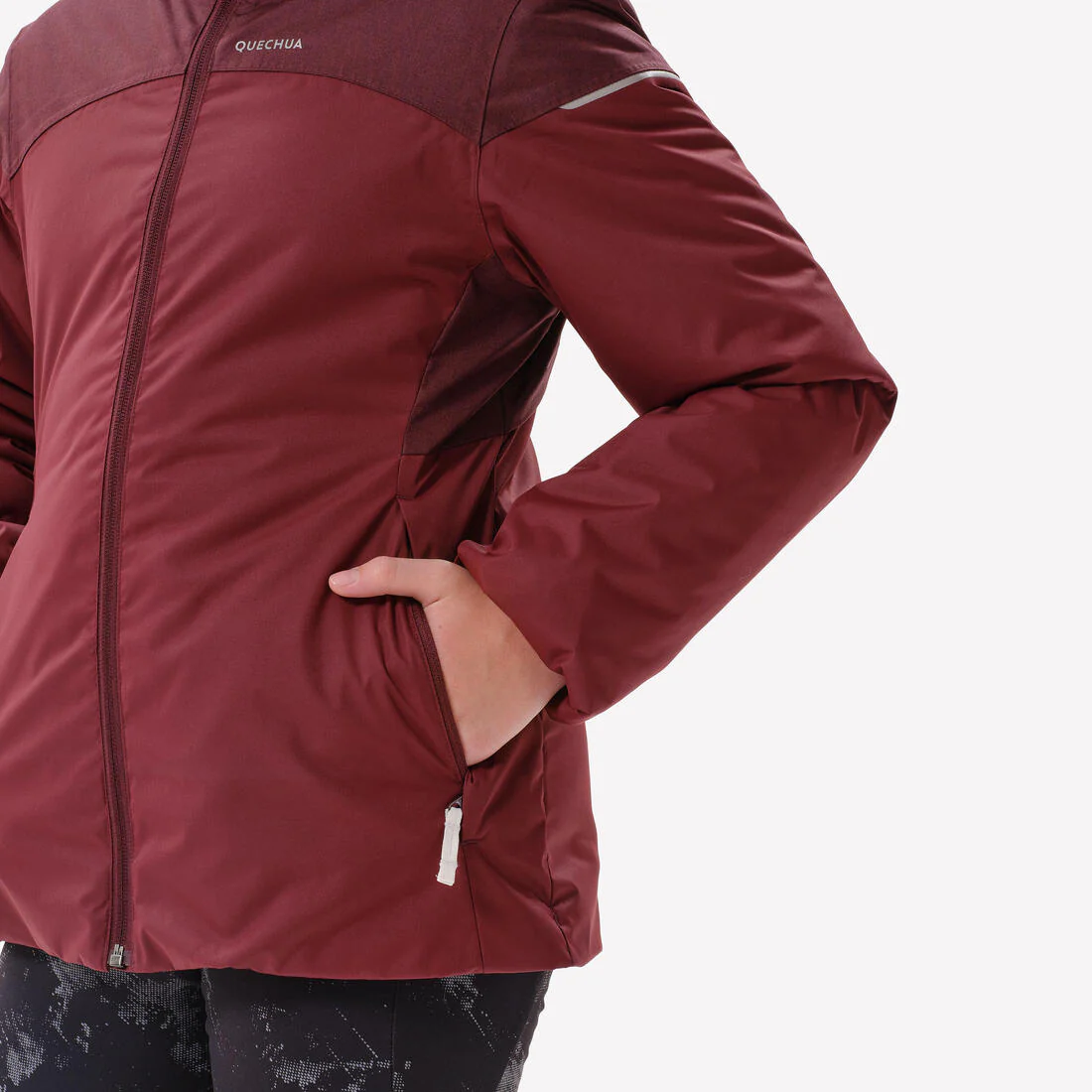 PARKA INVIERNO CÁLIDA IMPERMEABLE SENDERISMO NIÑOS SH100 -3 °C - Image 7