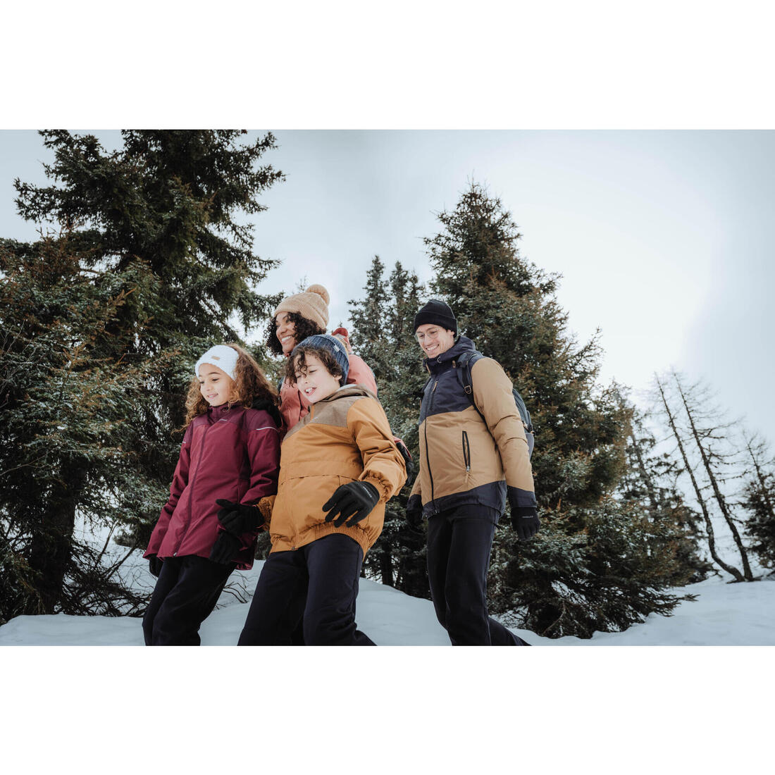 PARKA INVIERNO CÁLIDA IMPERMEABLE SENDERISMO NIÑOS SH100 -3 °C - Image 9