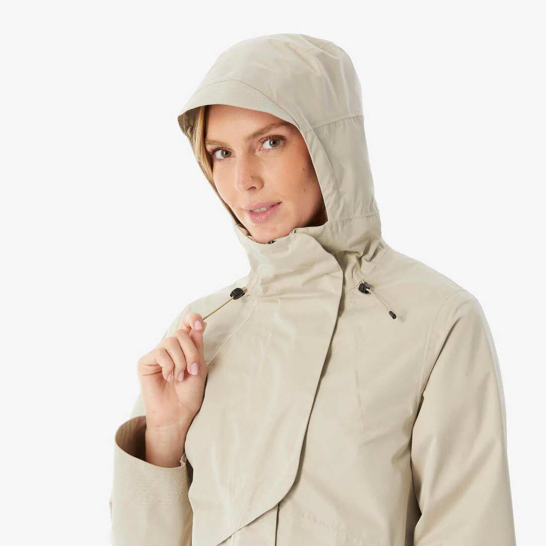 CHAQUETA SENDERISMO MUJER NH500 IMPERMEABLE - Image 11