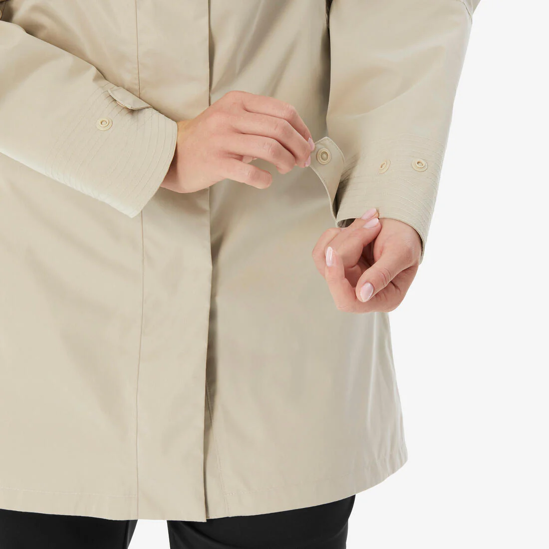 CHAQUETA SENDERISMO MUJER NH500 IMPERMEABLE - Image 6