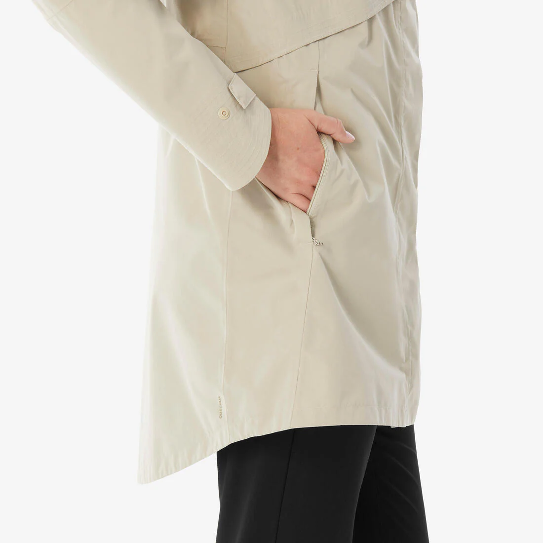 CHAQUETA SENDERISMO MUJER NH500 IMPERMEABLE - Image 7