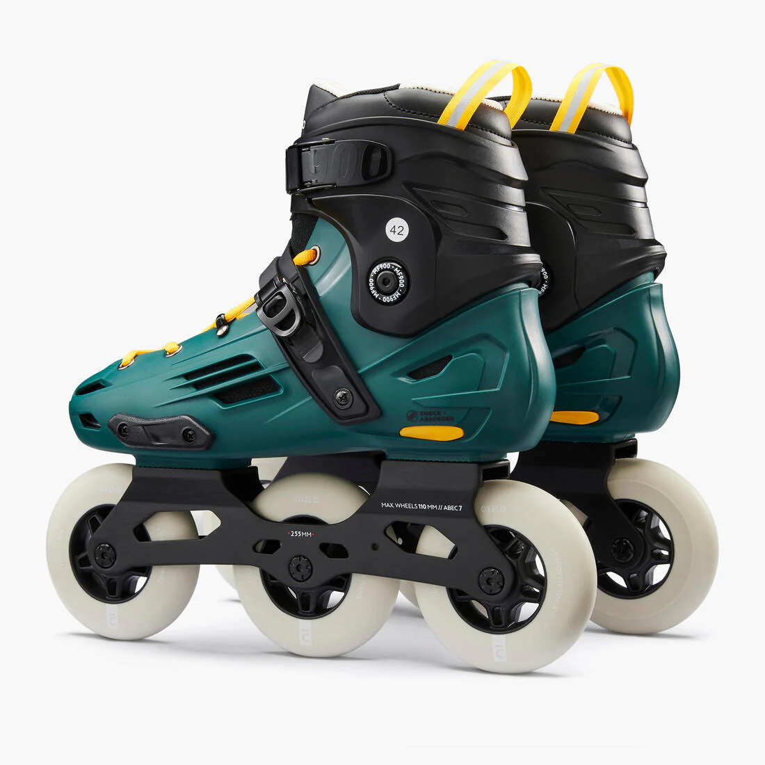 PATINES FREESKATE ADULTOS MF900 HB 3X110 MM VERDE - Image 4