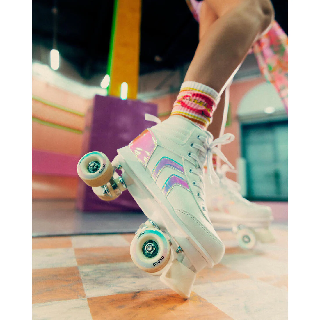 PATINES NIÑOS QUAD 100 BLANCO HOLOGRÁFICO - Image 26