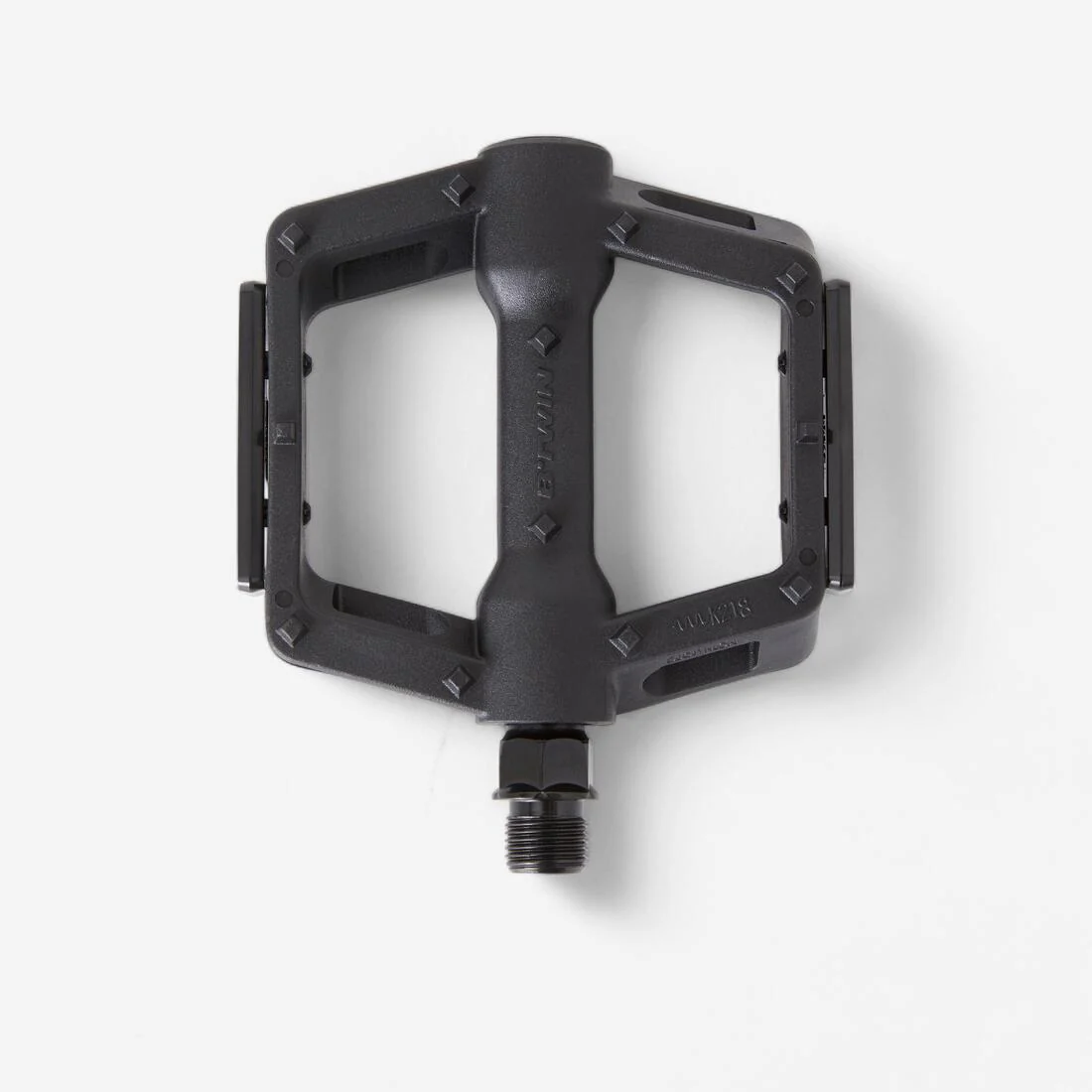 PEDALES BICICLETA PLANOS MTB 520 GRIP 9/16 NEGRO - Image 4