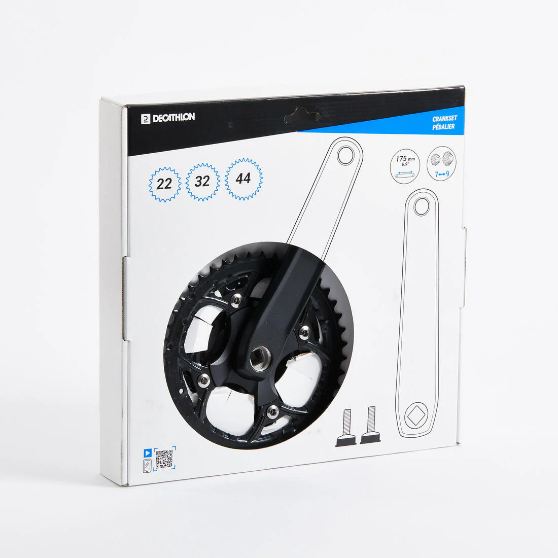 VOLANTE DE BICICLETA TRIPLE 7-8 Y 9 VELOCIDADES - Image 3