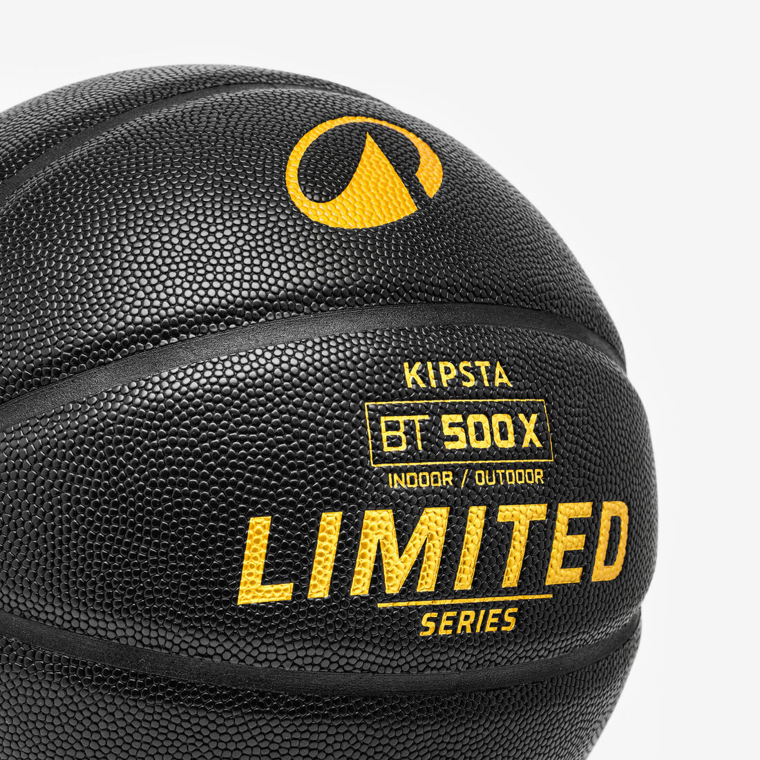 PELOTA DE BASQUETBOL BT500 GRIP TALLA 7 NEGRO ORO - Image 10