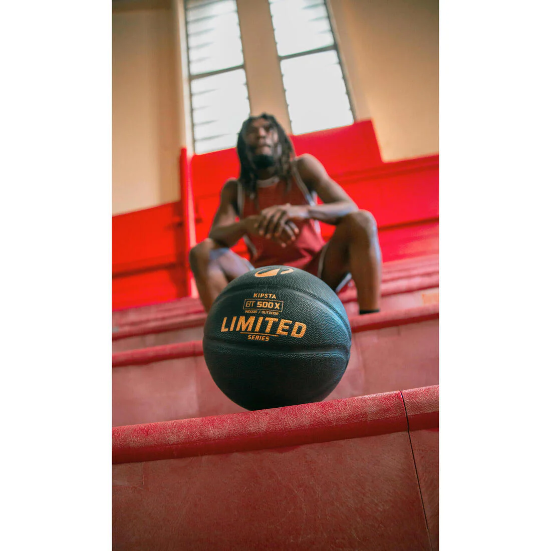 PELOTA DE BASQUETBOL BT500 GRIP TALLA 7 NEGRO ORO - Image 29