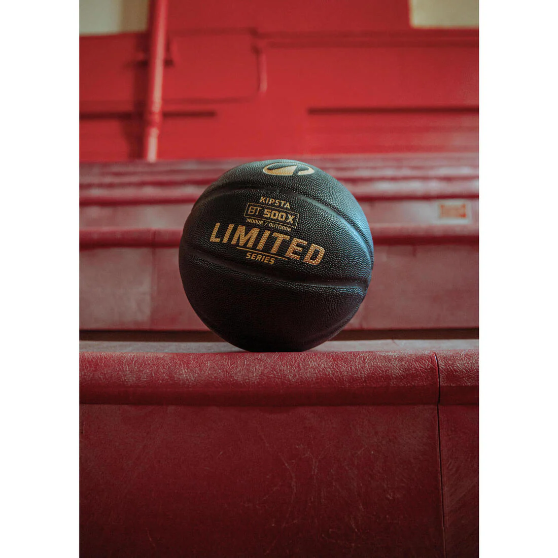 PELOTA DE BASQUETBOL BT500 GRIP TALLA 7 NEGRO ORO - Image 30