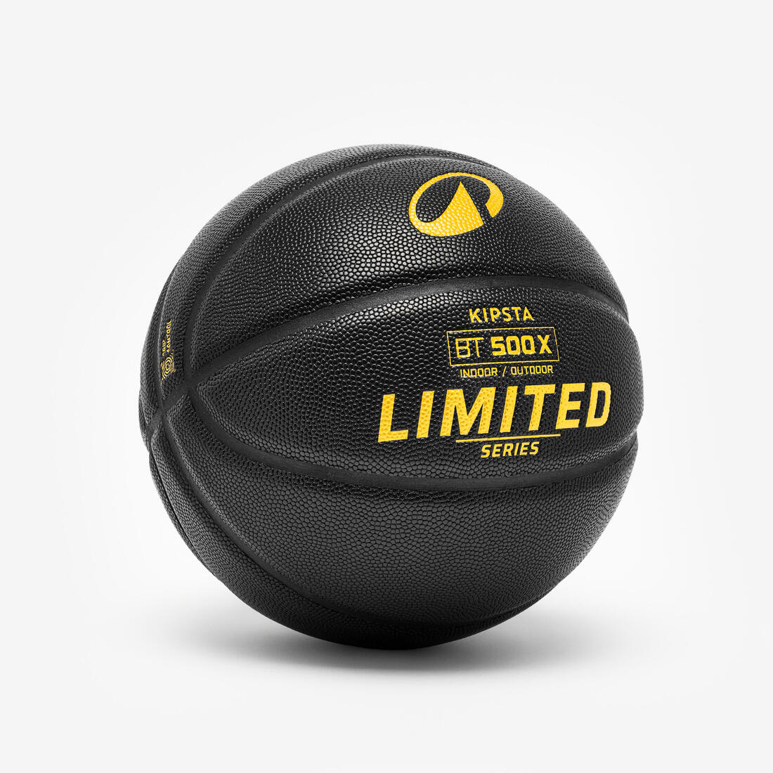 PELOTA DE BASQUETBOL BT500 GRIP TALLA 7 NEGRO ORO - Image 6
