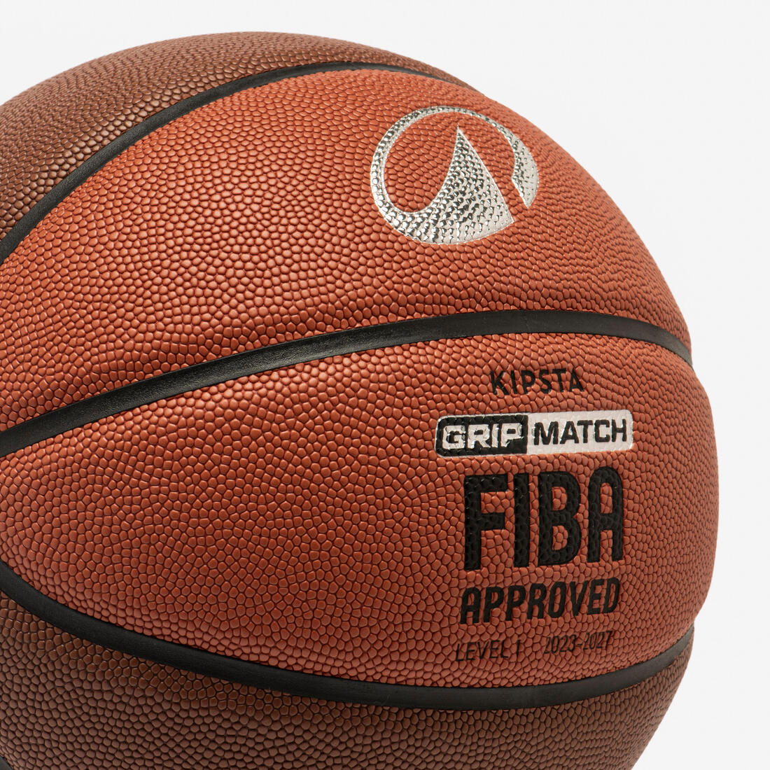 PELOTA DE BASQUETBOL BT500 GRIP TALLA 7 NEGRO ORO - Image 8