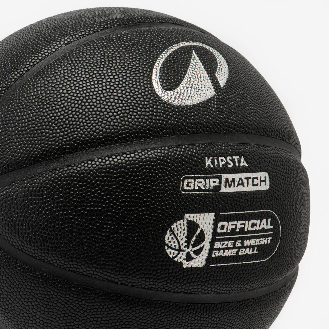 PELOTA DE BASQUETBOL BT500 GRIP TALLA 7 NEGRO ORO - Image 9