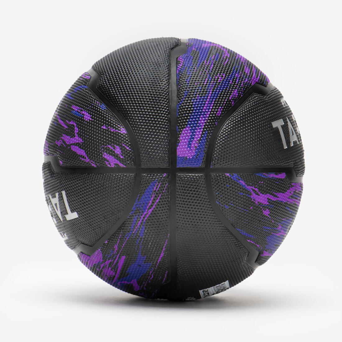 PELOTA DE BASQUETBOL TALLA 7  R500 VIOLETA NEGRO - Image 3