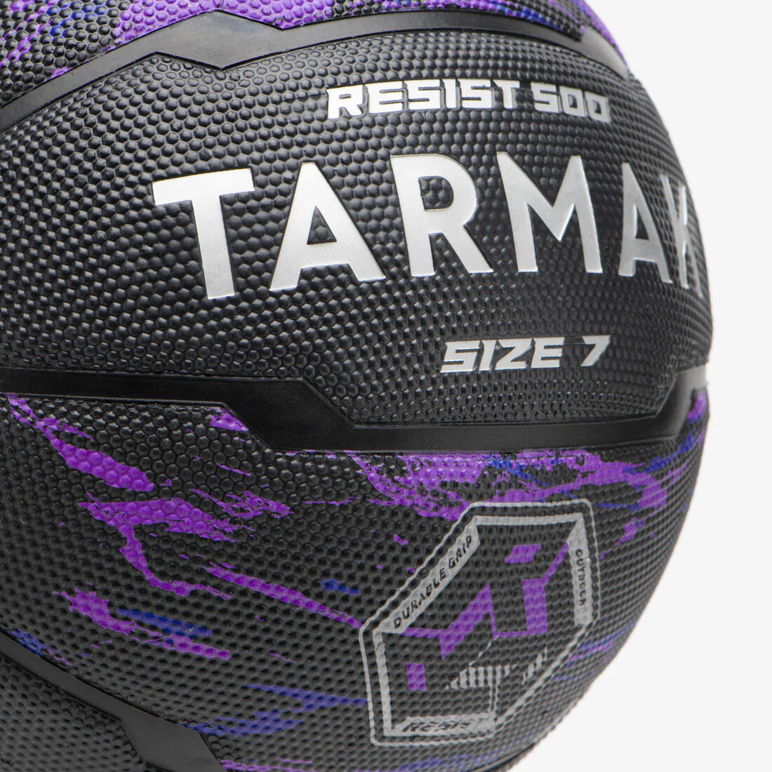 PELOTA DE BASQUETBOL TALLA 7  R500 VIOLETA NEGRO - Image 5