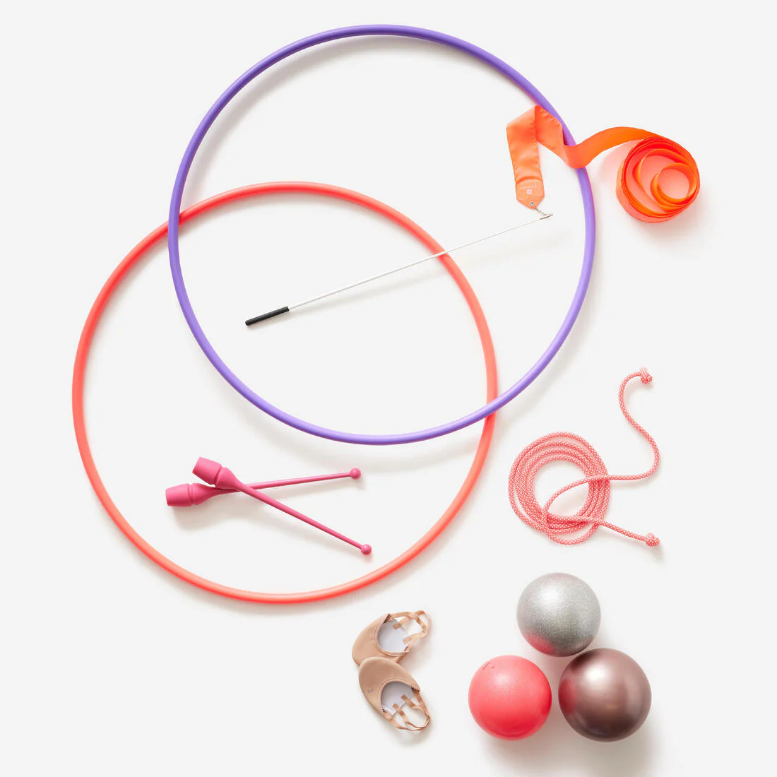 PELOTA GIMNASIA RÍTMICA ROSADO NEÓN 165 MM - Image 5