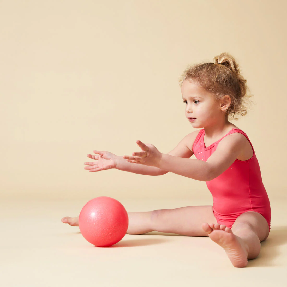 PELOTA GIMNASIA RÍTMICA ROSADO NEÓN 165 MM - Image 8