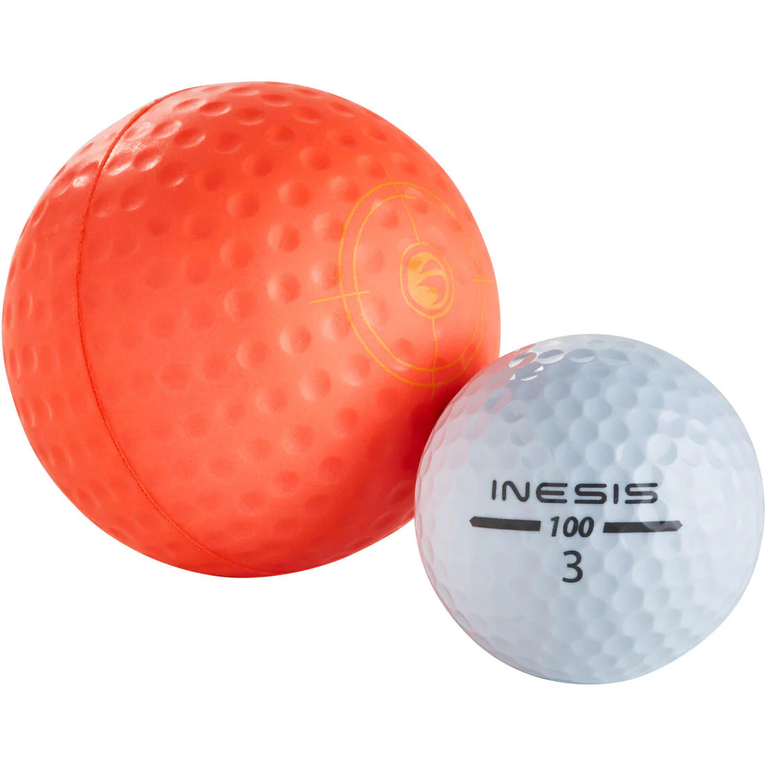 PELOTA GOLF GOMA NIÑOS INESIS100 CORAL - Image 2