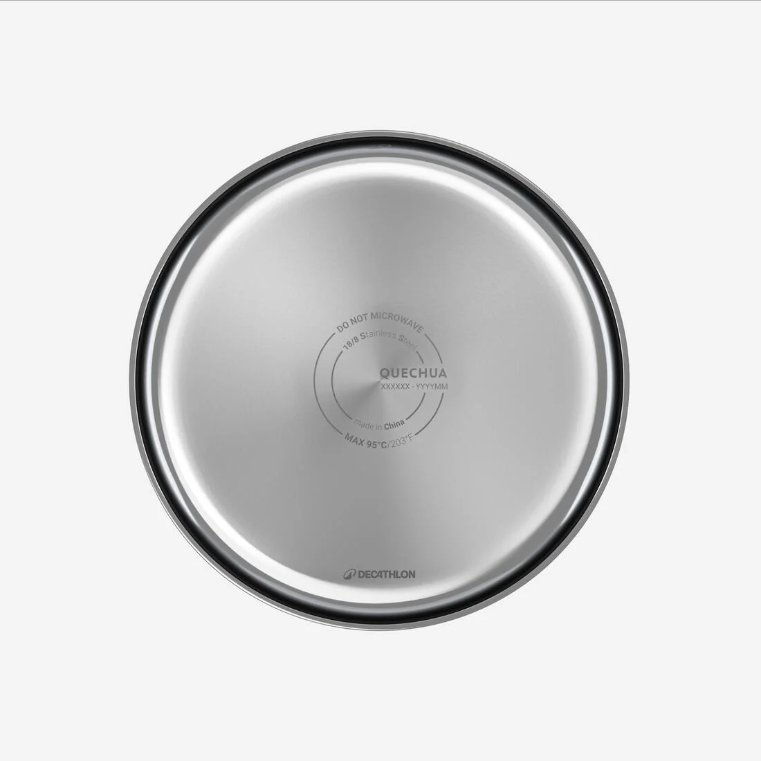 PLATO DE ACERO INOXIDABLE CAMPING Ø 19 CM - Image 2