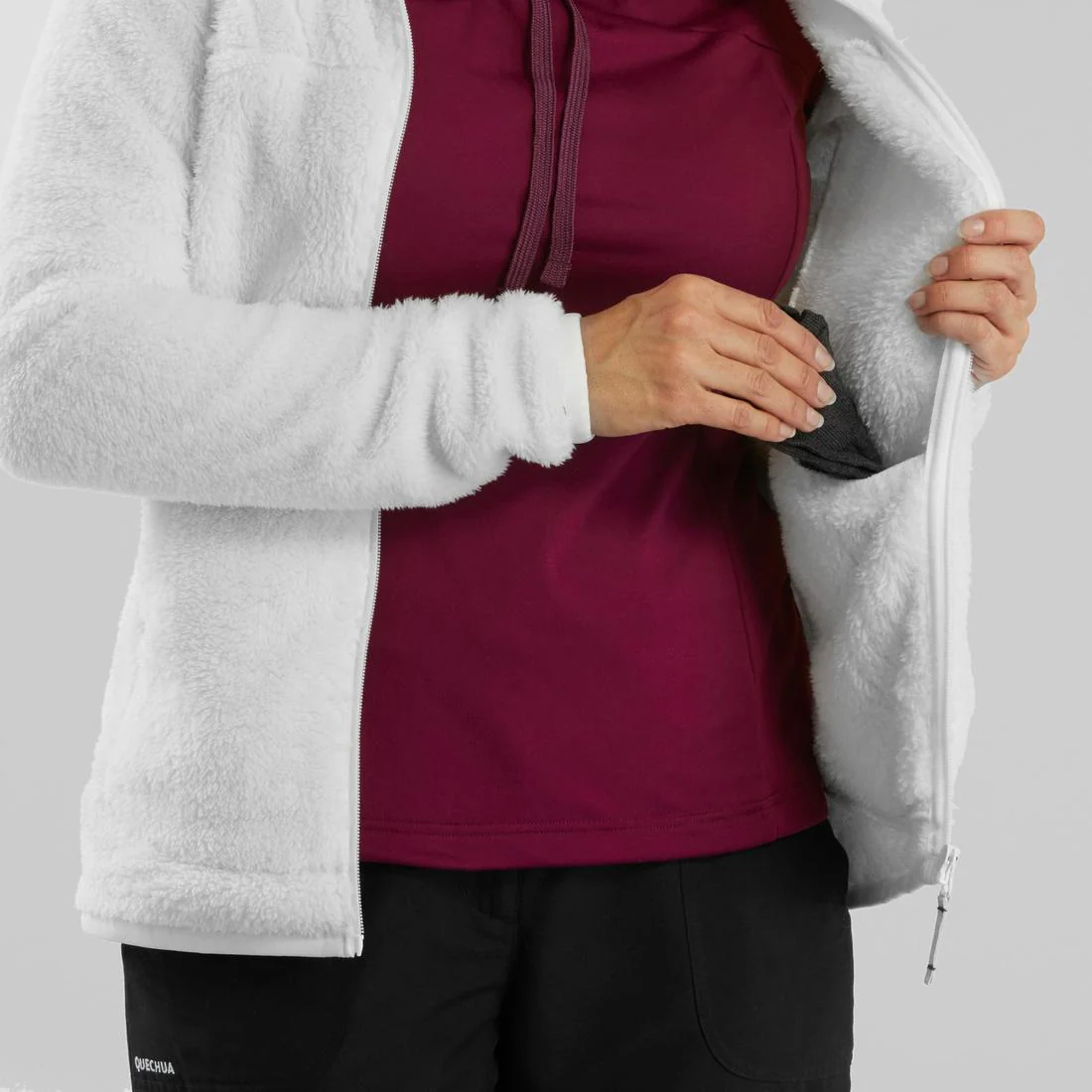 POLAR CÁLIDO DE SENDERISMO MUJER SH500 - Image 13