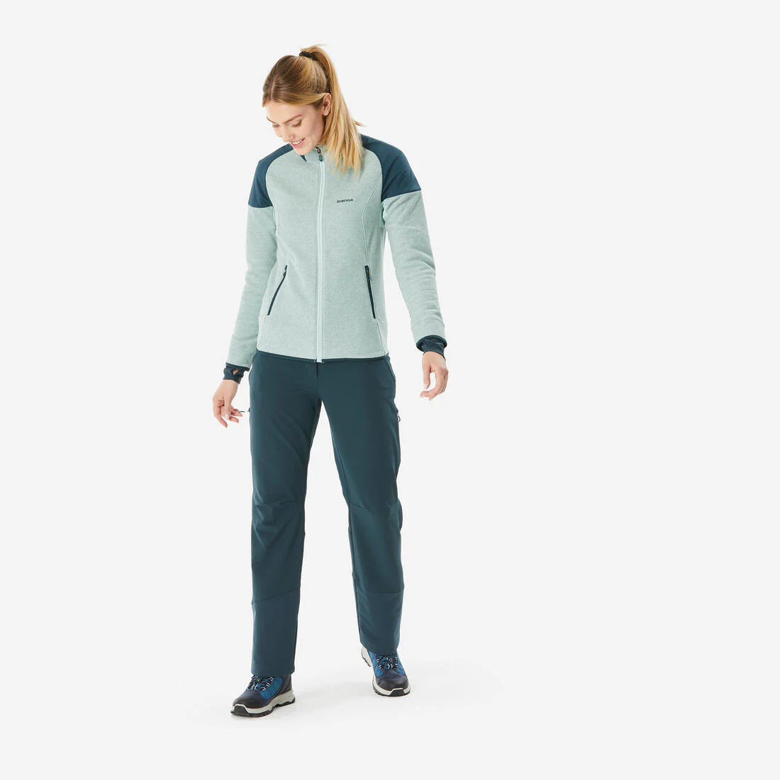 POLAR CÁLIDO DE SENDERISMO MUJER SH500 MOUNTAIN - Image 2