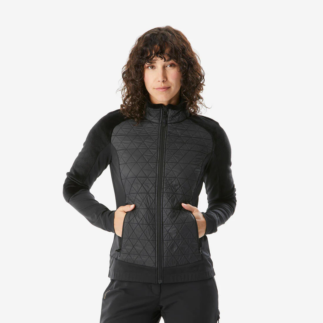 POLAR CÁLIDO HÍBRIDO DE SENDERISMO MUJER SH900 MOUNTAIN - Image 4