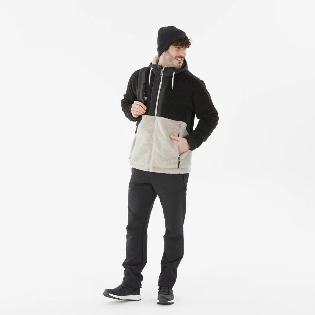 POLAR CÁLIDO SHERPA DE SENDERISMO HOMBRE SH900 - Image 2