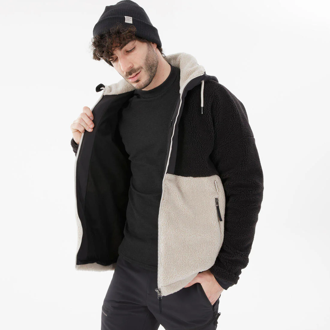 POLAR CÁLIDO SHERPA DE SENDERISMO HOMBRE SH900 - Image 7