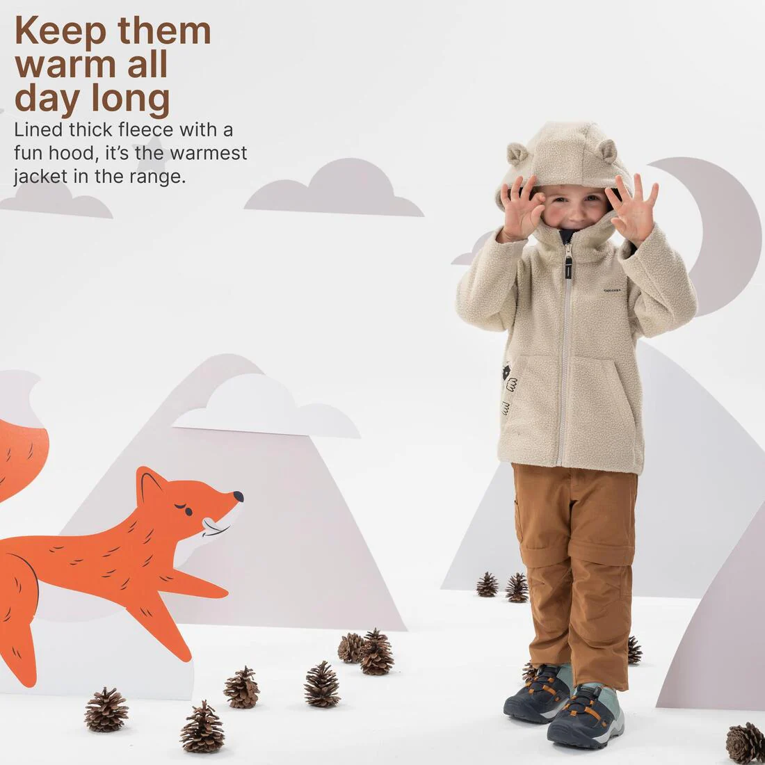 POLAR DE SENDERISMO NIÑOS MH500 KID - Image 11
