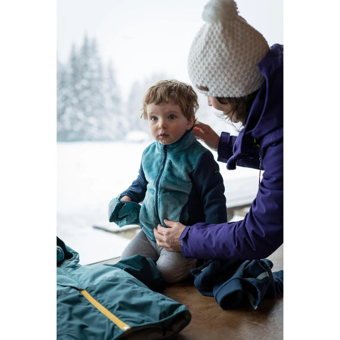 Polar nieve bebé ski azul celeste - Midwarm - Image 8