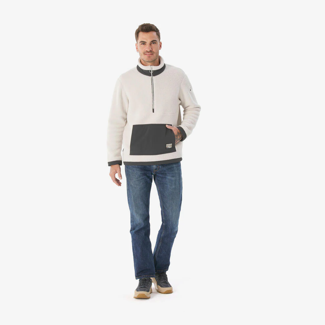 POLAR SENDERISMO SHERPA HOMBRE MH100 1/2 CIERRE - Image 2