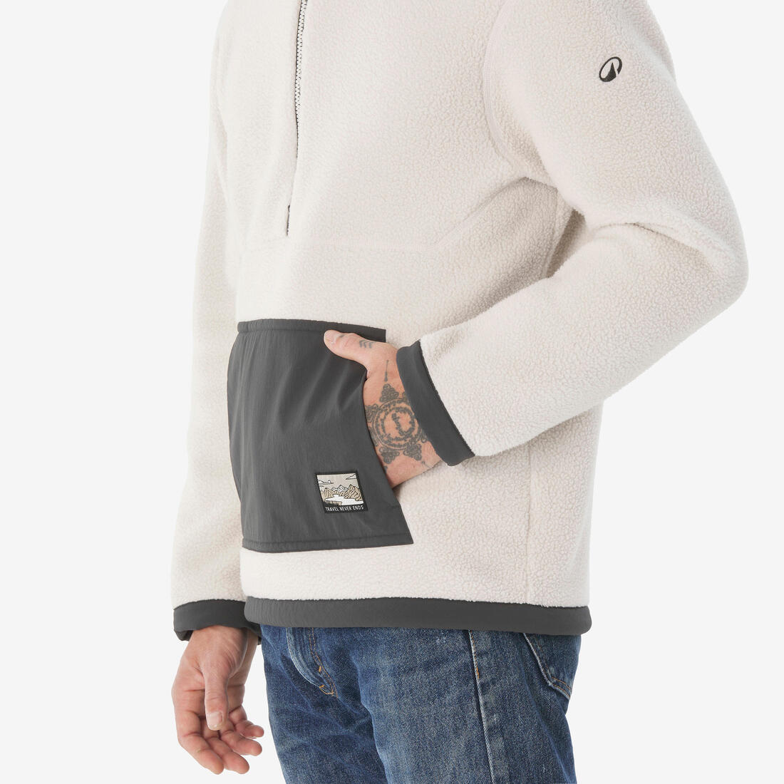 POLAR SENDERISMO SHERPA HOMBRE MH100 1/2 CIERRE - Image 7