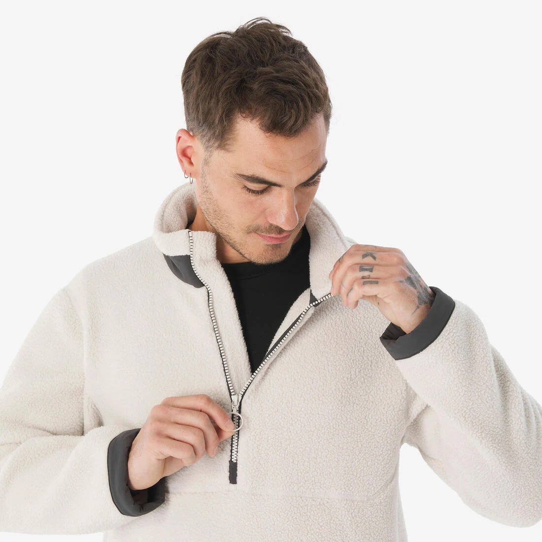 POLAR SENDERISMO SHERPA HOMBRE MH100 1/2 CIERRE - Image 9
