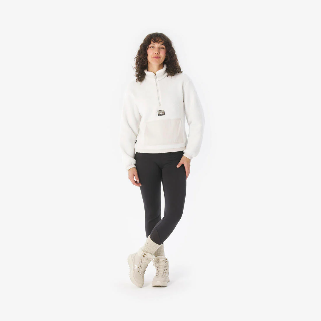 POLAR SENDERISMO SHERPA MUJER MH100 1/2 CIERRE - Image 2