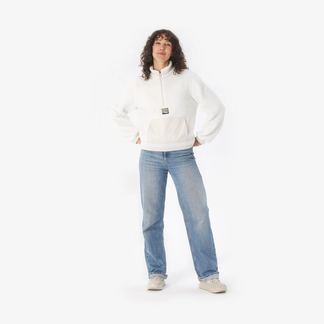 POLAR SENDERISMO SHERPA MUJER MH100 1/2 CIERRE - Image 8