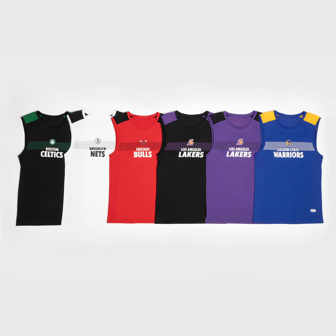 POLERA BÁSQUETBOL NBA LOS ANGELES LAKERS ADULTO UT500 - Image 6