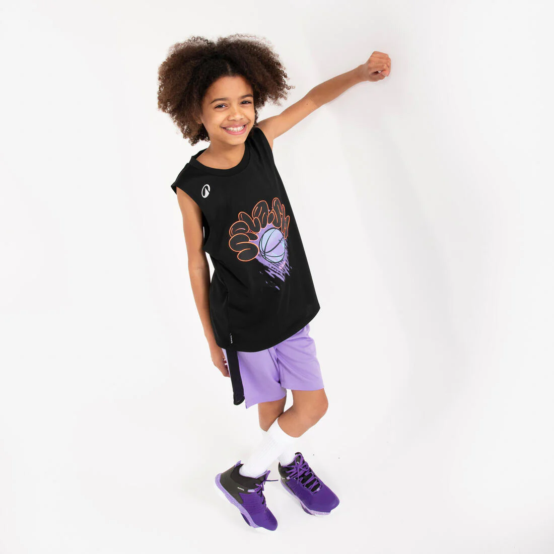 POLERA BÁSQUETBOL SIN MANGAS NIÑO TS500 FAST - Image 2