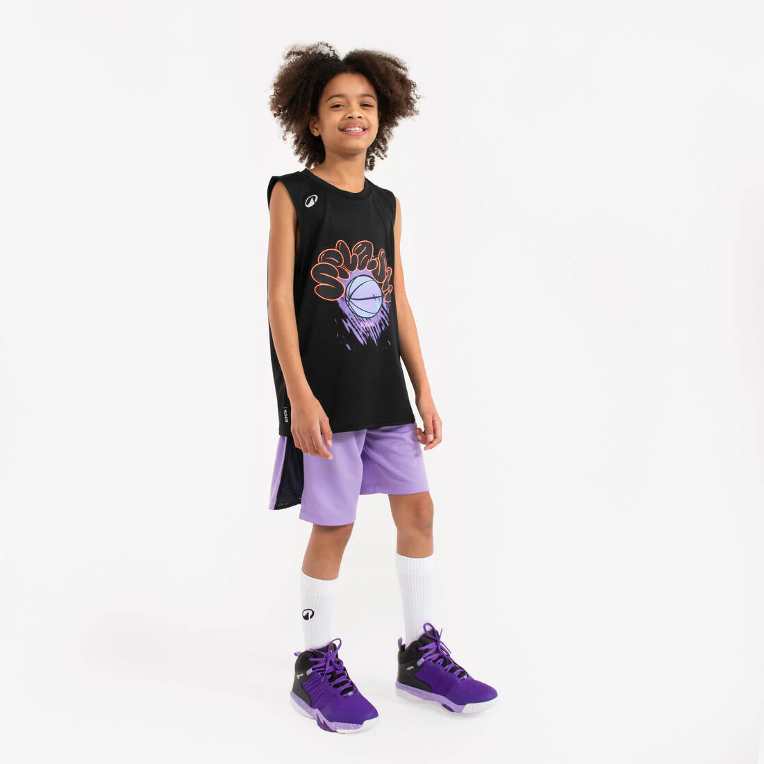 POLERA BÁSQUETBOL SIN MANGAS NIÑO TS500 FAST - Image 5