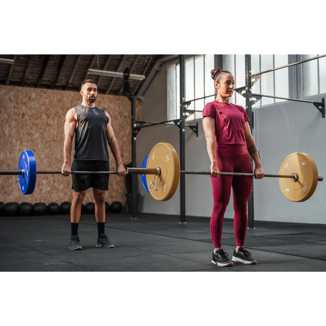 POLERA CROSS TRAINING HOMBRE CUELLO REDONDO NEGRO - Image 10