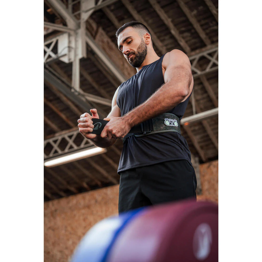 POLERA CROSS TRAINING HOMBRE CUELLO REDONDO NEGRO - Image 13