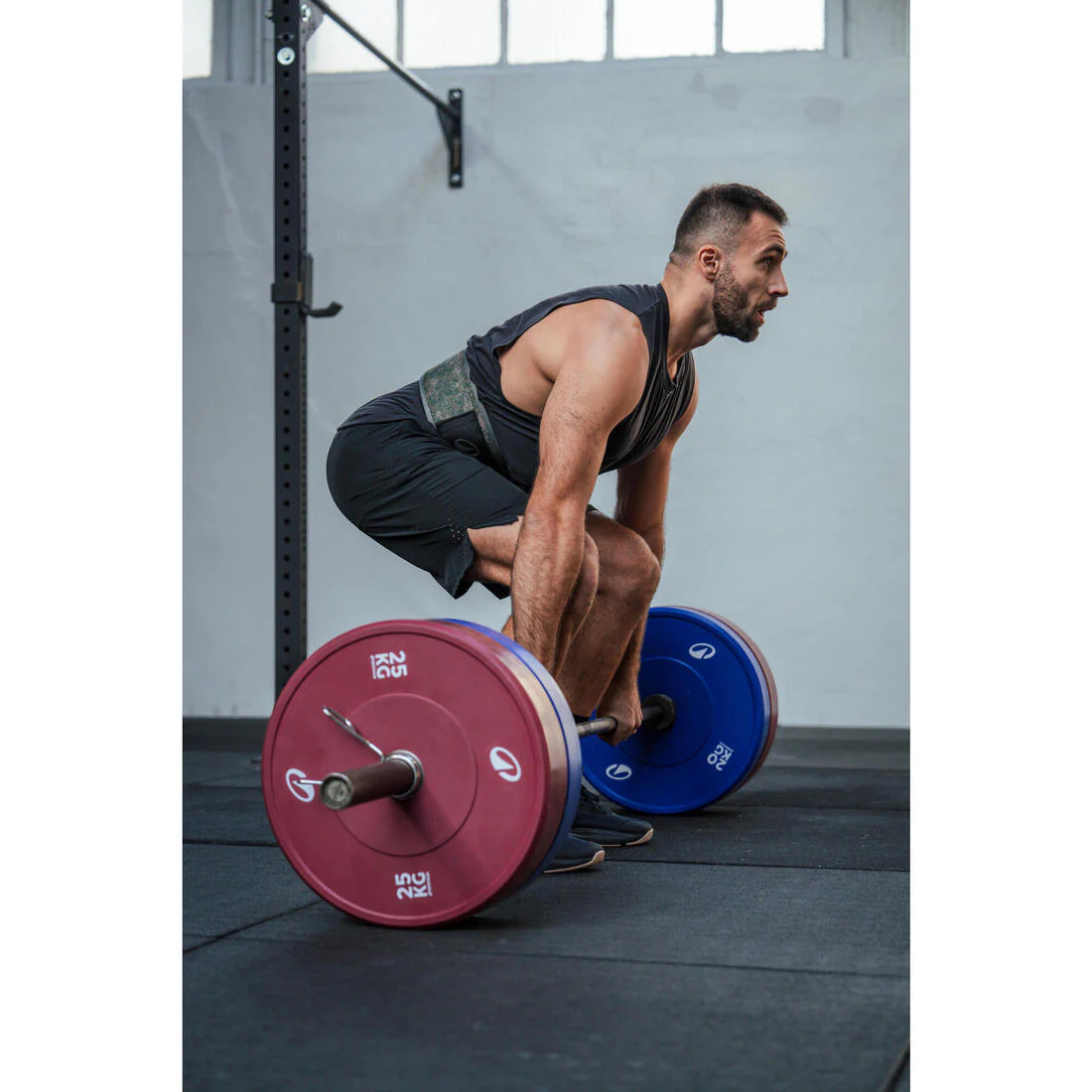 POLERA CROSS TRAINING HOMBRE CUELLO REDONDO NEGRO - Image 15