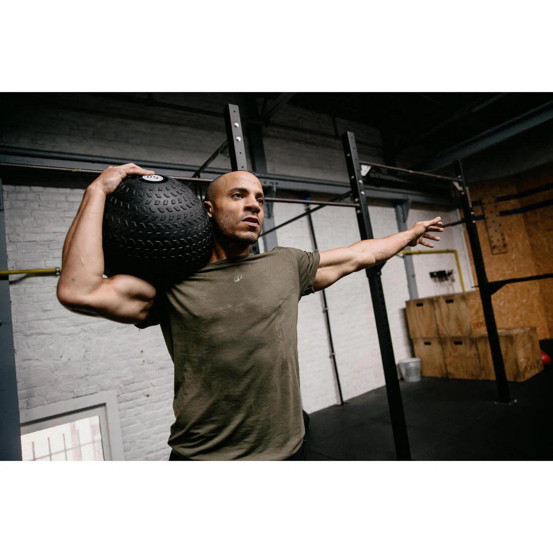 POLERA CROSS TRAINING HOMBRE SLIM TRANSPIRABLE - Image 13