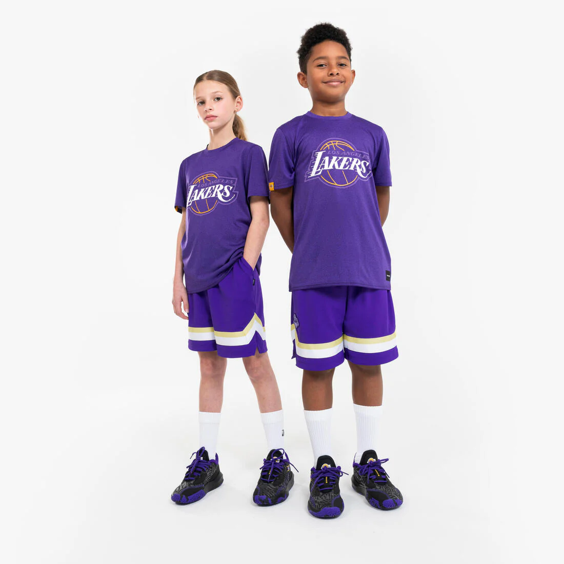 POLERA DE BÁSQUETBOL NBA LAKERS NIÑO TS 900 - Image 12
