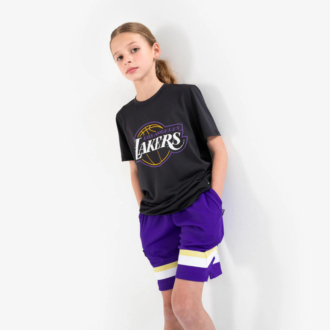 POLERA DE BÁSQUETBOL NBA LAKERS NIÑO TS 900 - Image 13