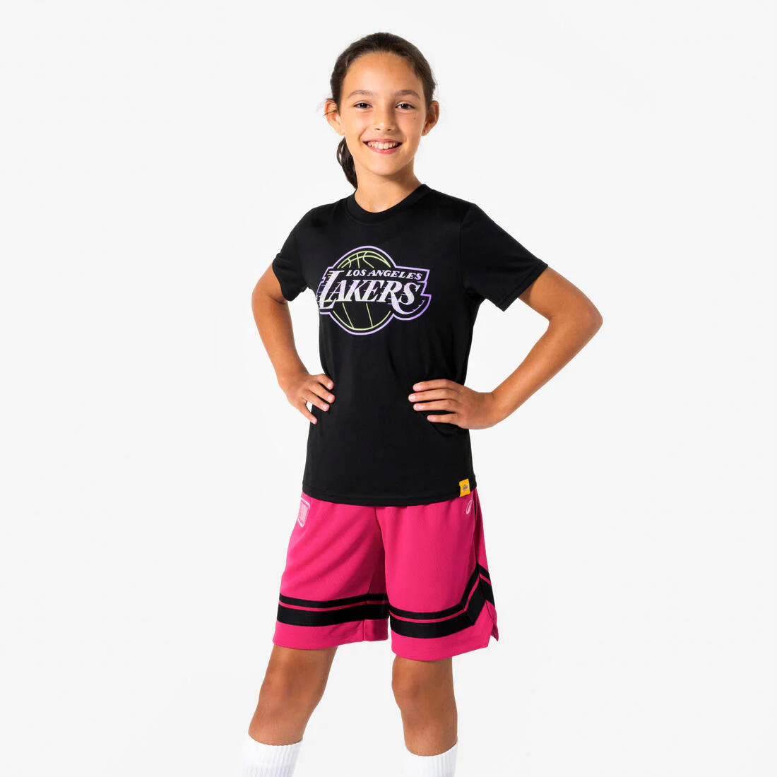 POLERA DE BÁSQUETBOL NBA LAKERS NIÑO TS 900 - Image 26
