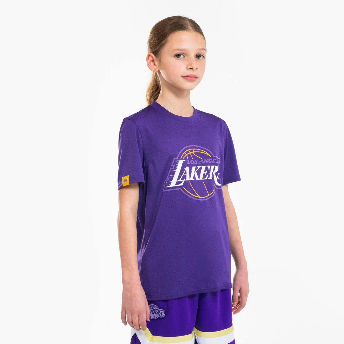 POLERA DE BÁSQUETBOL NBA LAKERS NIÑO TS 900 - Image 7